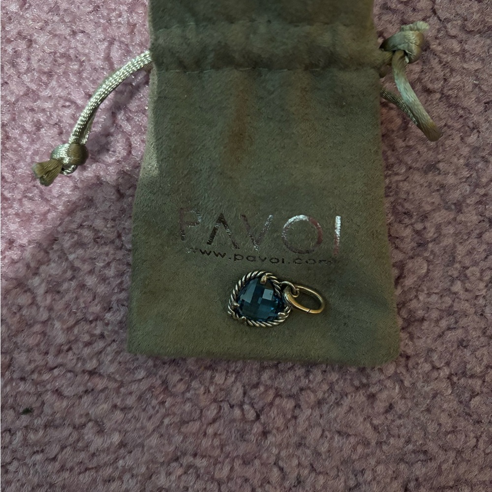 Pavoi Blue Gemstone Pendant